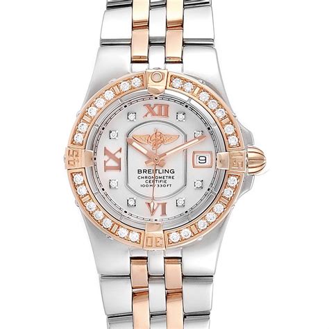 rose gold breitling women watches.